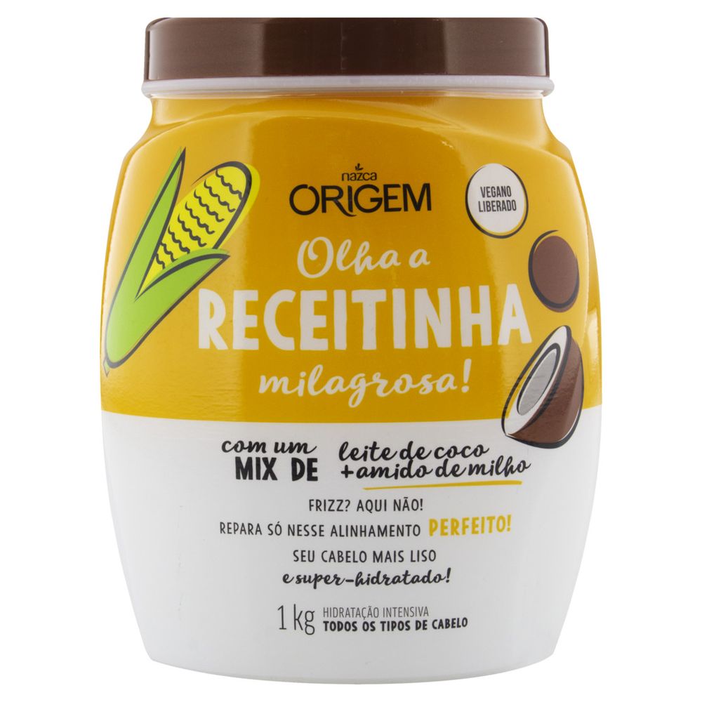 Creme Origem Gourmet Leite De Coco + Amido De Milho 1kg - Sao Luiz loja