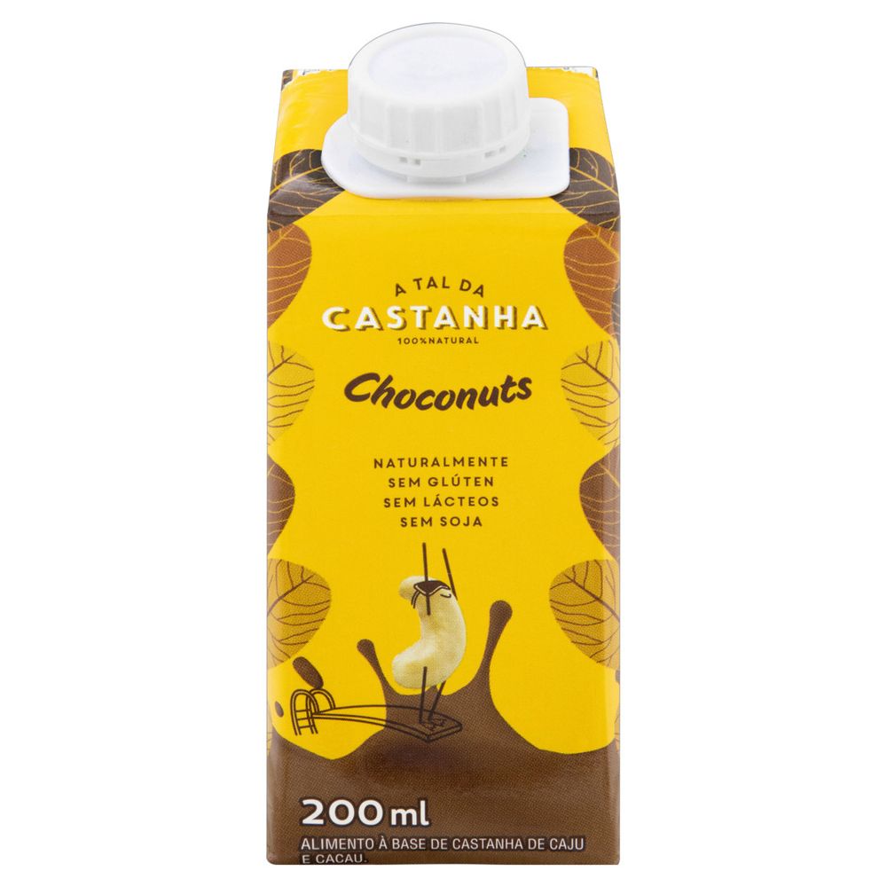 Bebida De Castanha A Tal Da Castanha Choconuts 200ml - Sao Luiz loja