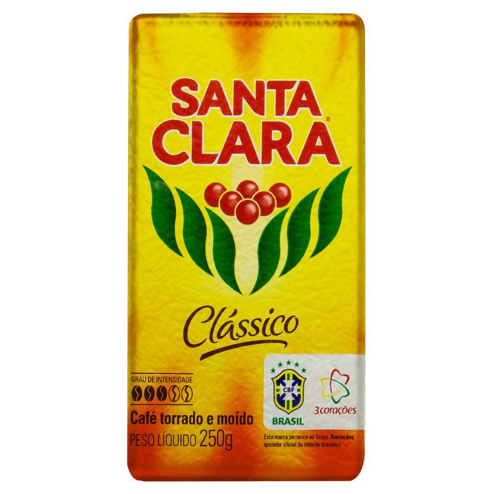 Café Santa Clara Clássico Vácuo 250g - Sao Luiz loja Virtual