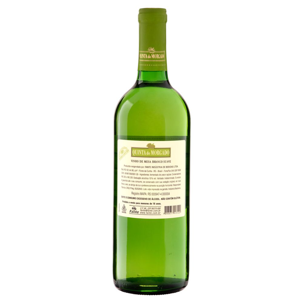 Vinho Branco Quinta Do Morgado Suave 750ml Brasileiro - Sao Luiz loja